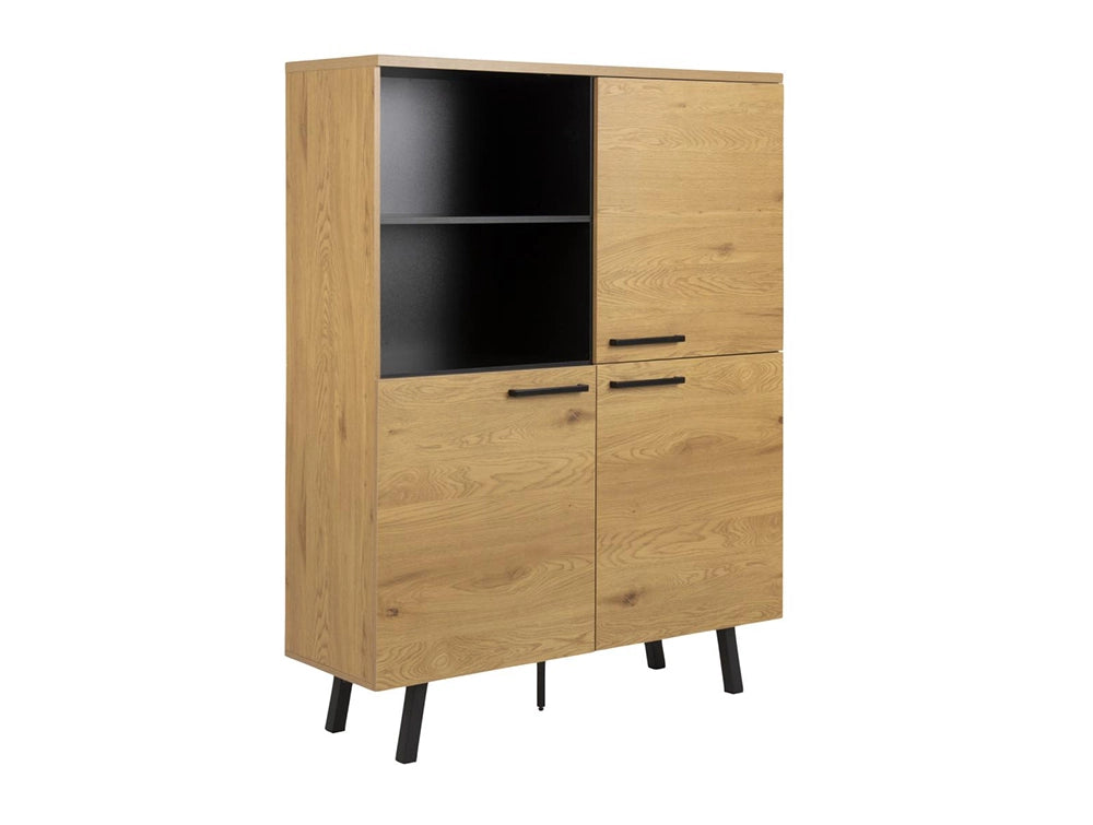 Kiara Display Cabinet Matte Oak