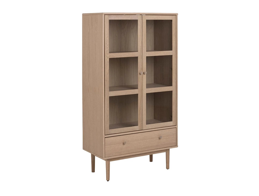 Krutcher Display Cabinet White Oak
