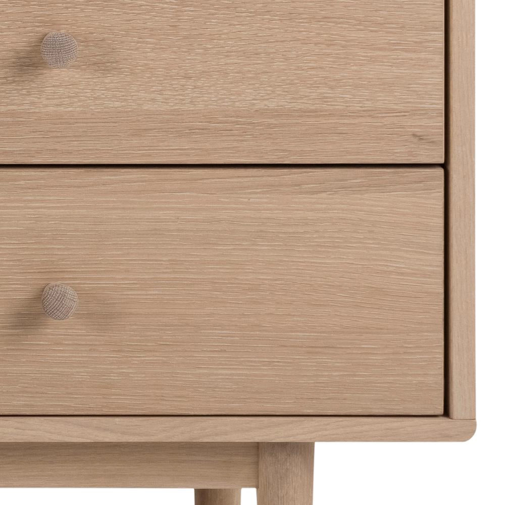 Krutcher Sideboard White Oak Drawer Corner Detail