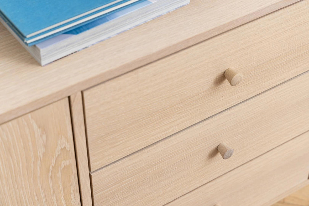 Krutcher Sideboard White Oak Drawer Detail
