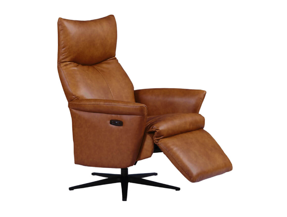 Lacy Recliner Accent Chair Tan