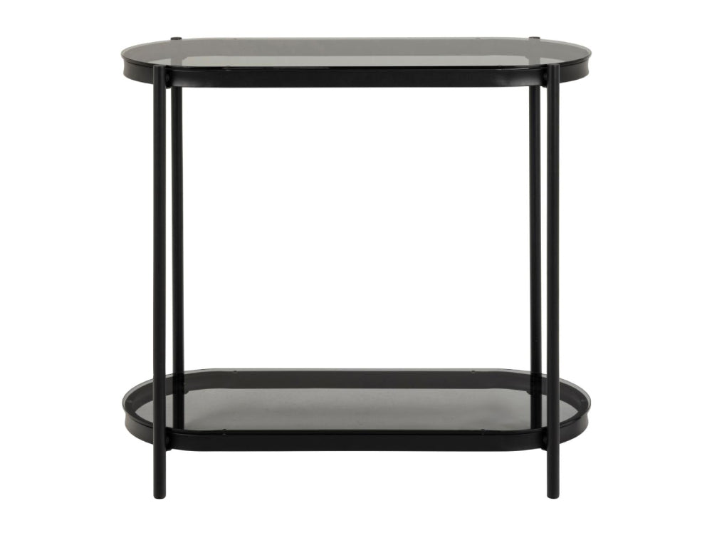 Lida Console Table Smoked Glass 2
