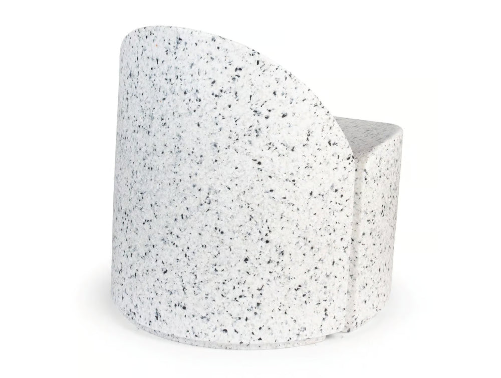 Liv Lounge Chair White Terrazzo 4