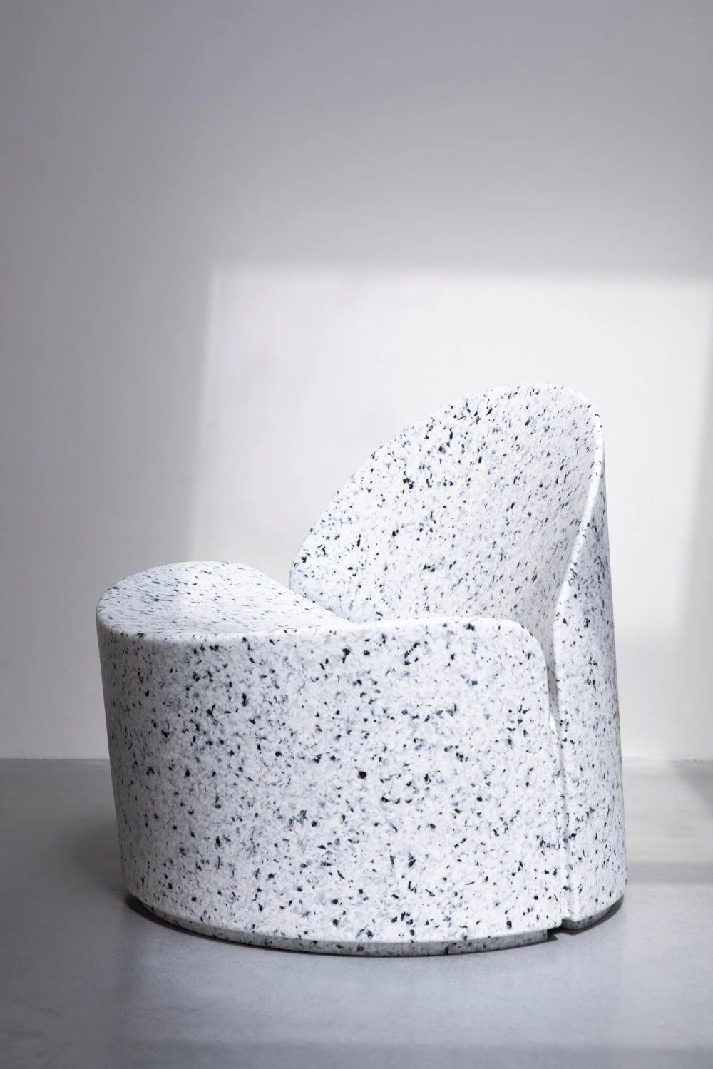 Liv Lounge Chair White Terrazzo in Breakout Setting