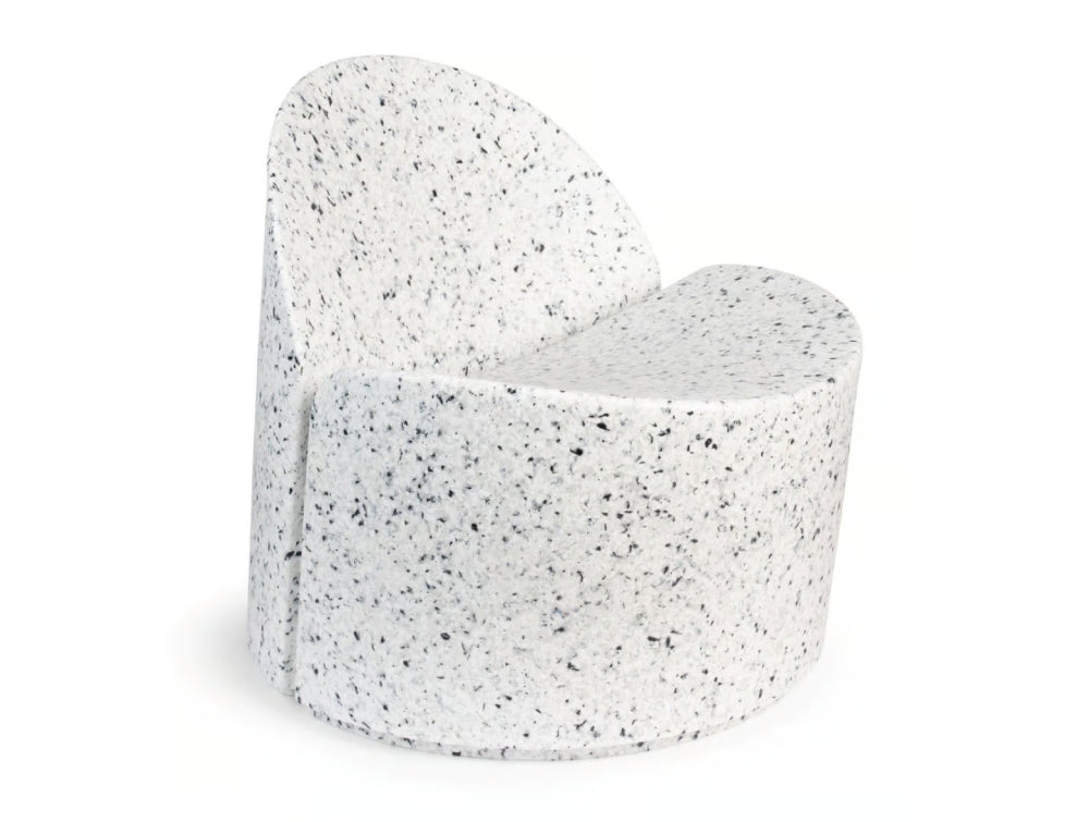 Liv Lounge Chair White Terrazzo