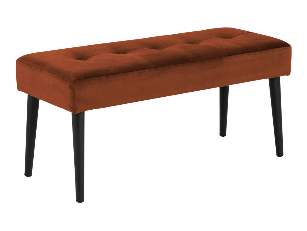 Lumina Upholstered Bench Copper