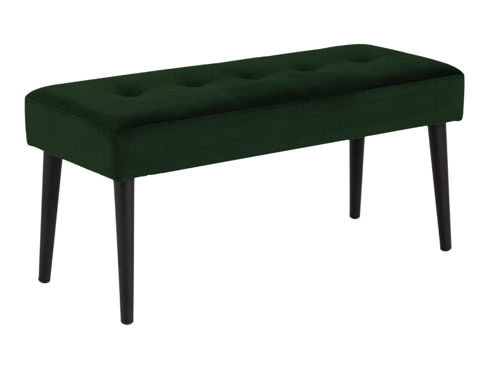 Lumina Upholstered Bench Forest Green