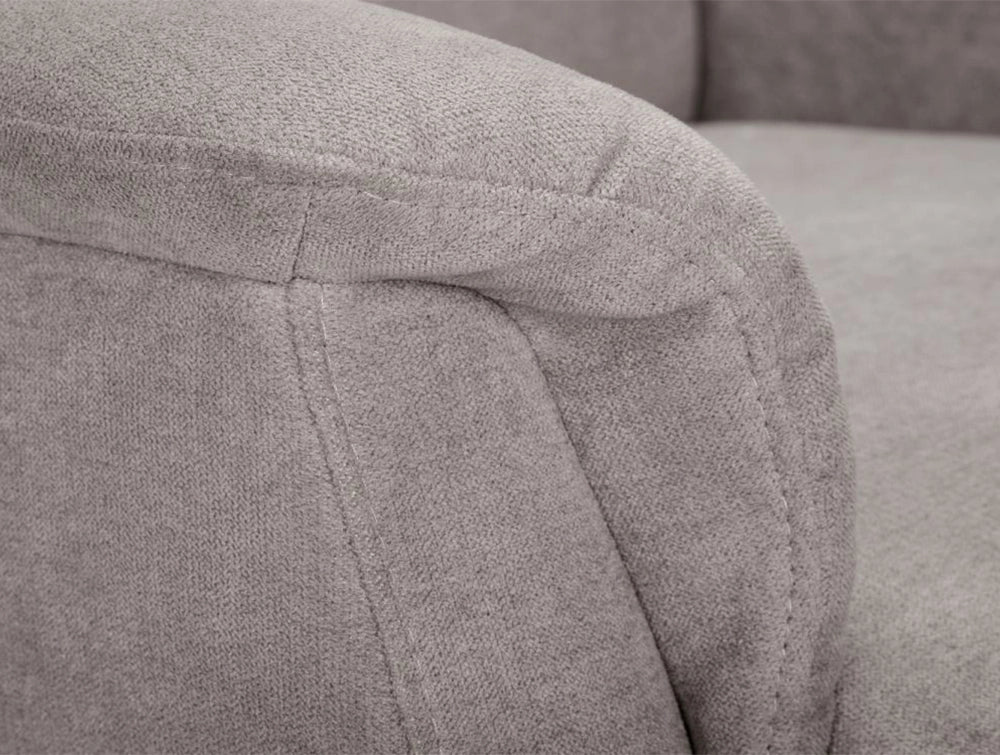 Marine Recliner Chair Taupe with Armrest Detail