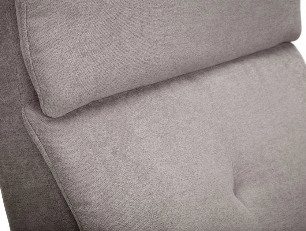 Marine Recliner Chair Taupe with Backrest Detail