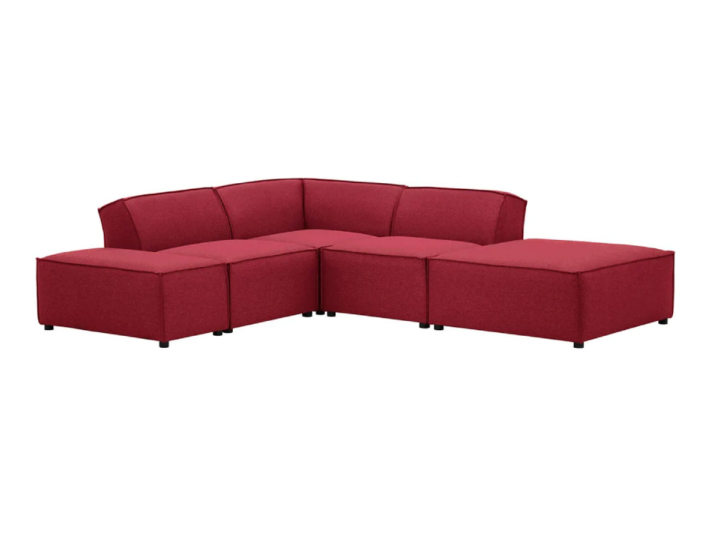 Max Corner Sofa - Burgundy