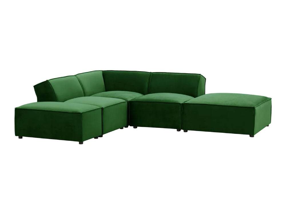 Max Corner Sofa - Dark Green