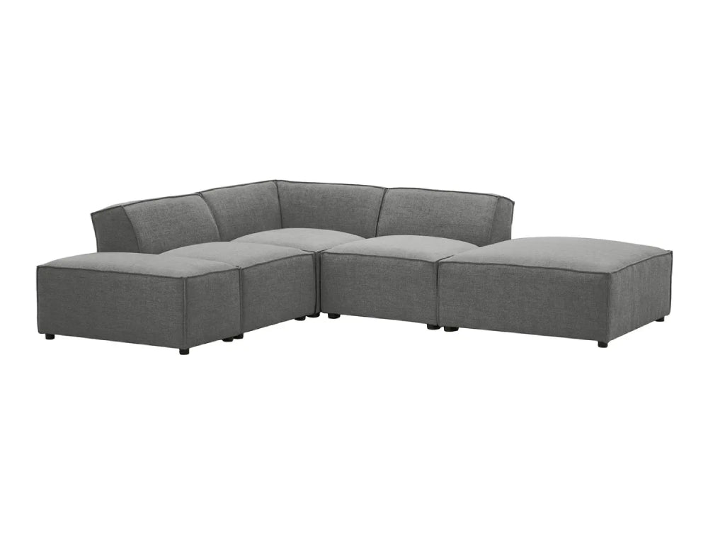 Max Corner Sofa - Dark Grey (Cherub 1482)