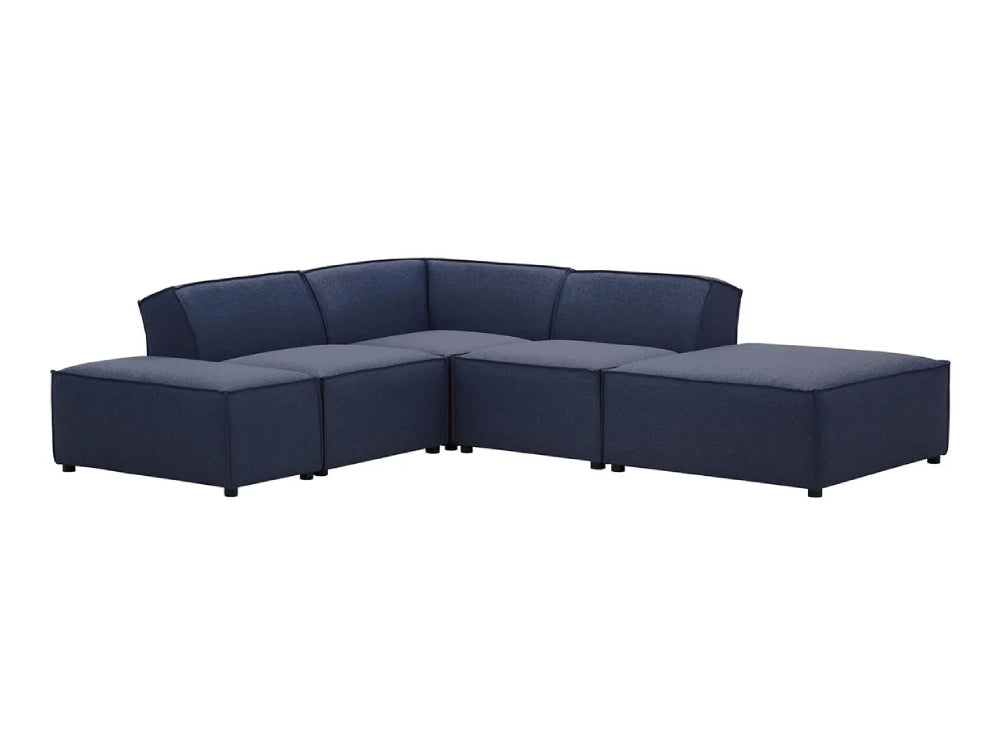 Max Corner Sofa - Navy Blue
