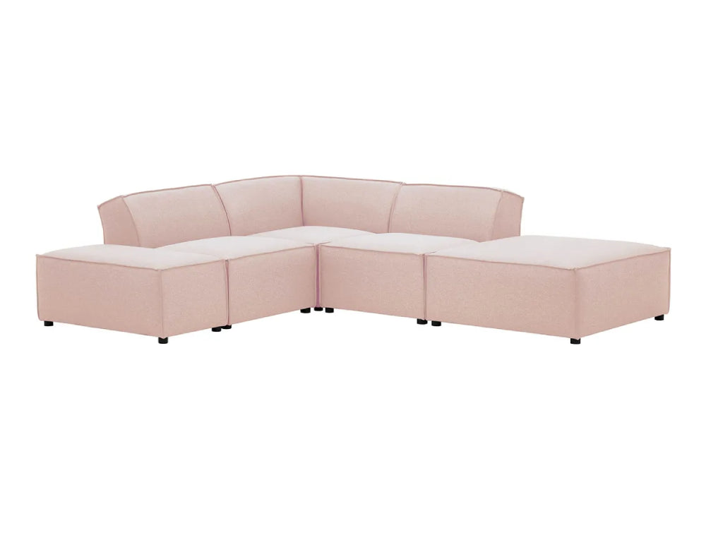 Max Corner Sofa - Powder Pink