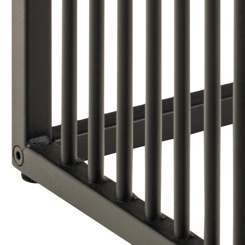 Melanie Glass Top Side Table Base Detail