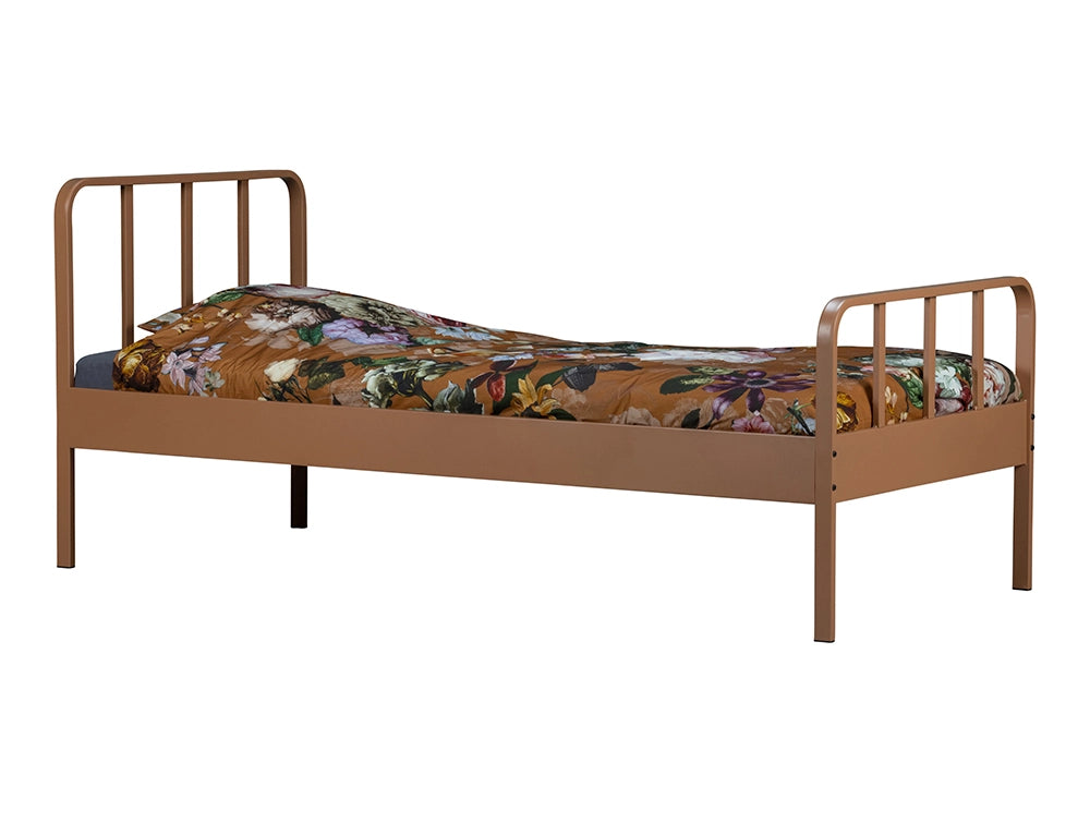 Mews Metal Bed Frame Syrup 3 with Printed Mattress
