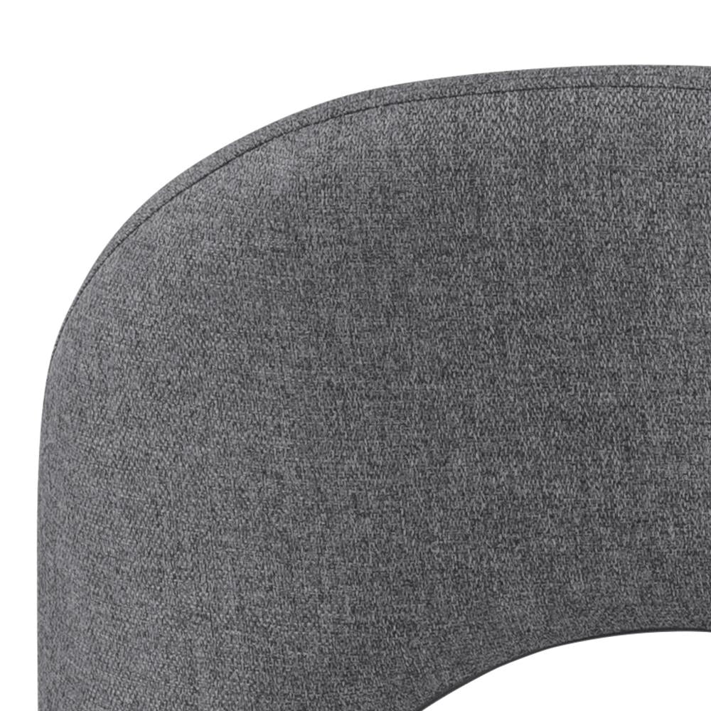 Mia Bar Stool Grey Backrest Detail