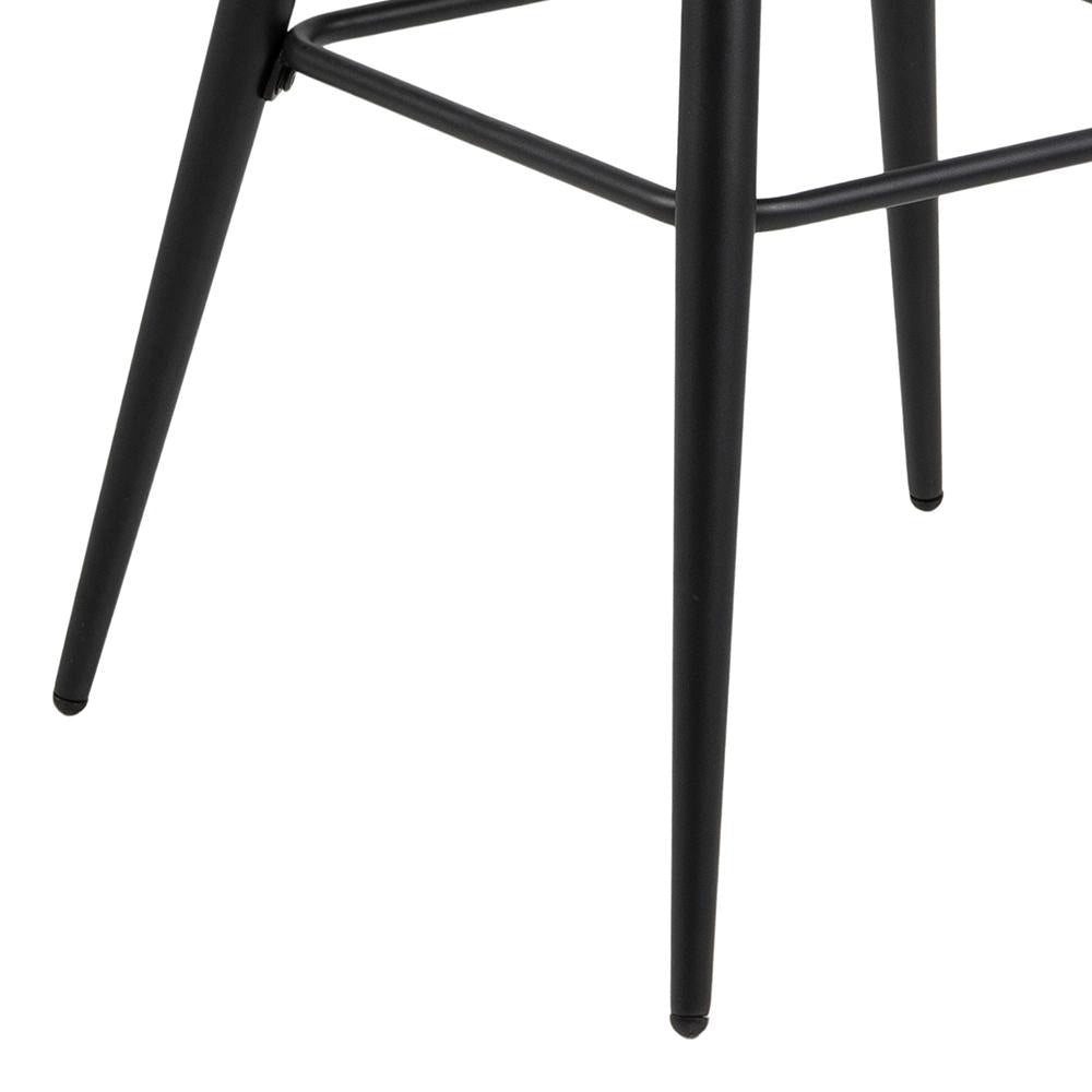 Mia Bar Stool Grey Front Detail