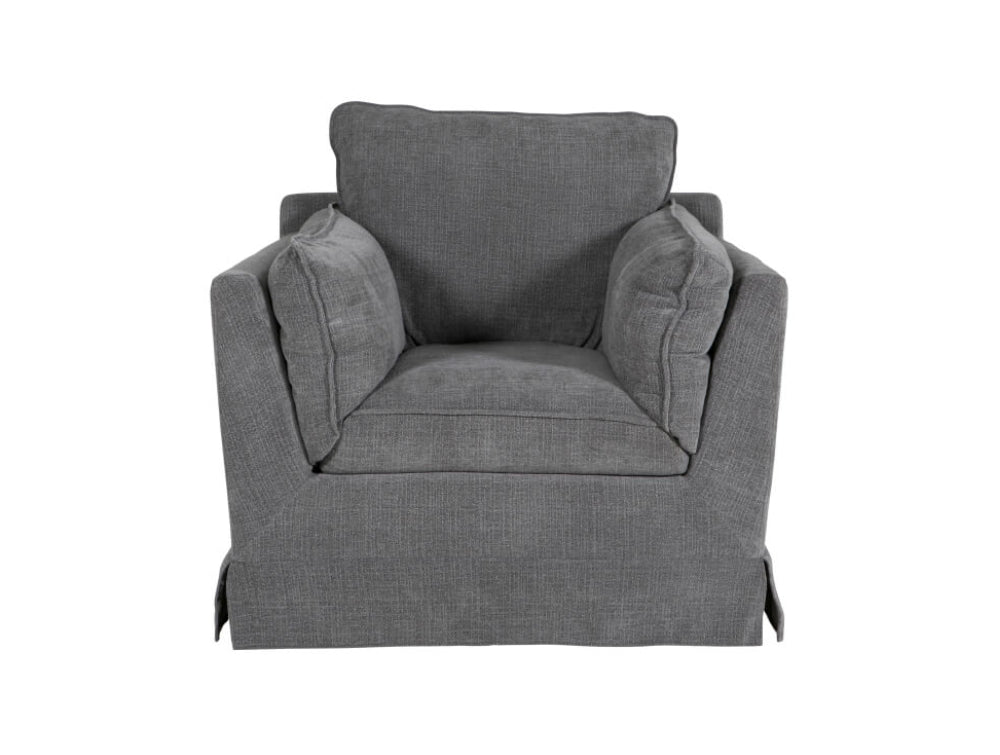 Miles Charcoal Armchair 2