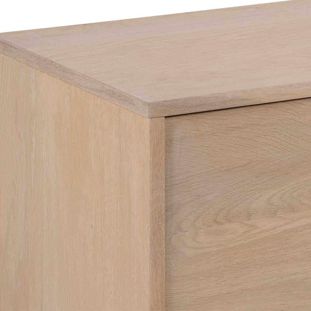 Milo Wooden Media Unit Top Corner Detail