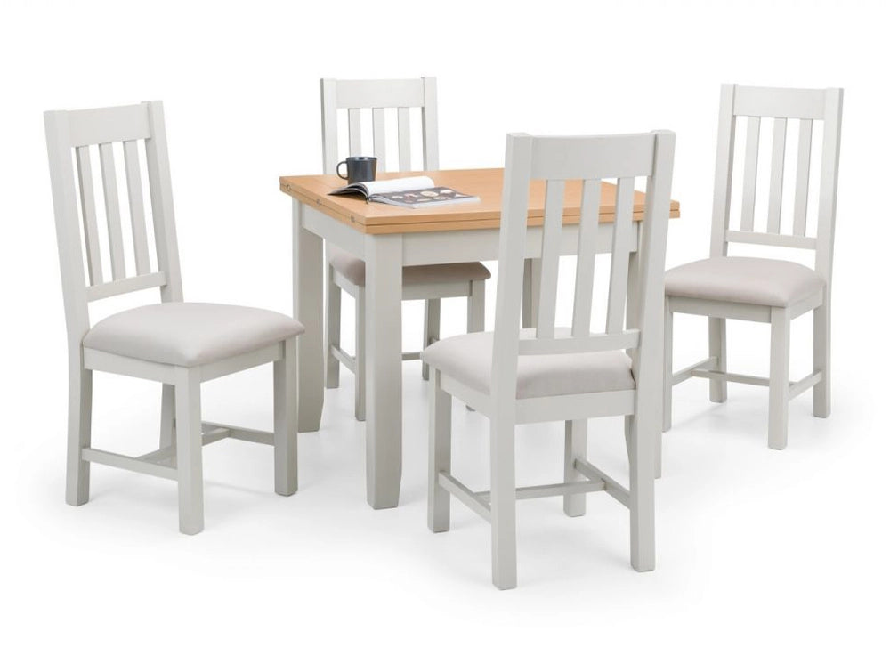 Monde Extending Dining Table and Wooden Chair