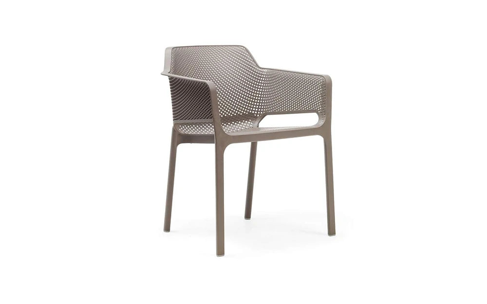 Nardi Net Stackable Monobloc Armchair - Light Brown