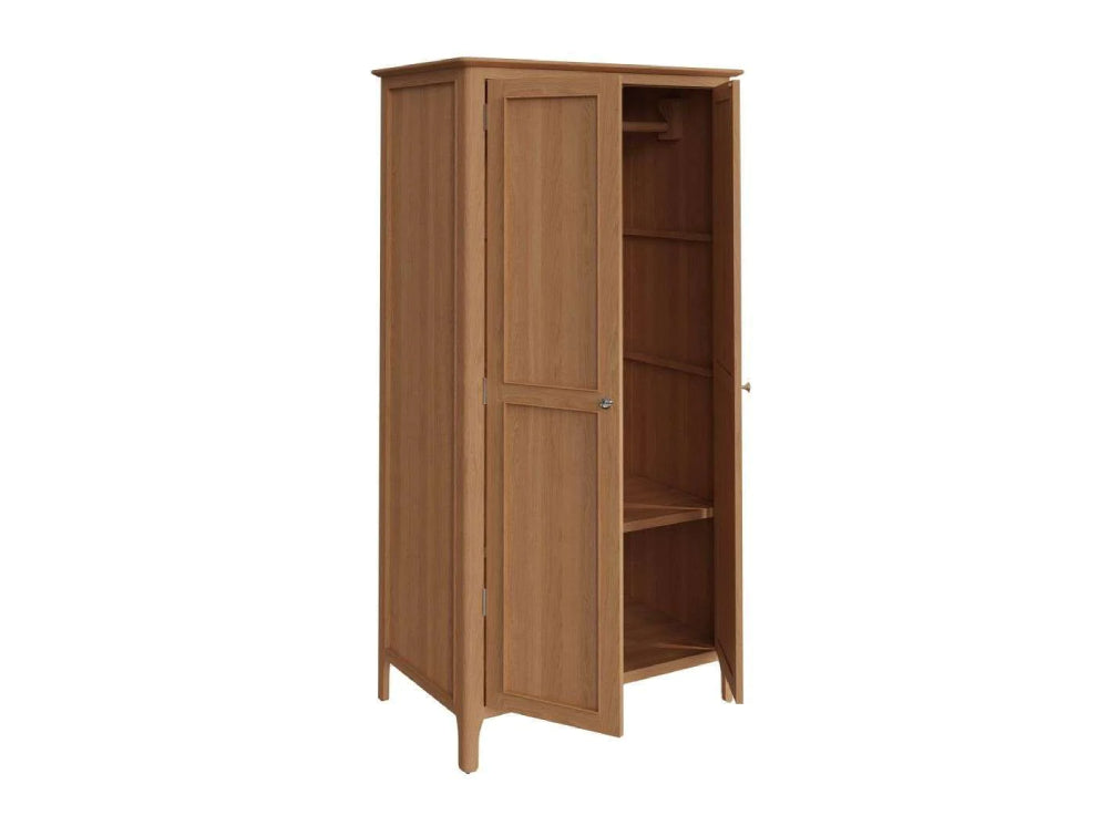 Ned Full Hanging Wardrobe Natural Oak 2