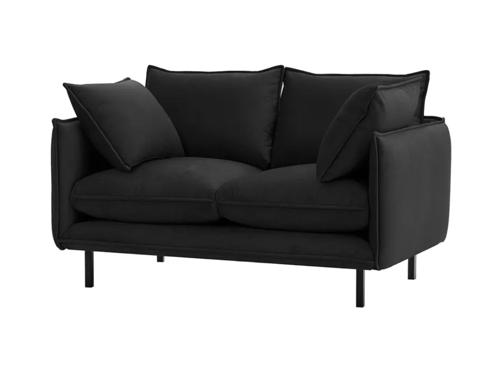 Noah 2 Seater Sofa - Black