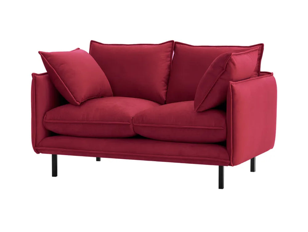 Noah 2 Seater Sofa - Dark Red