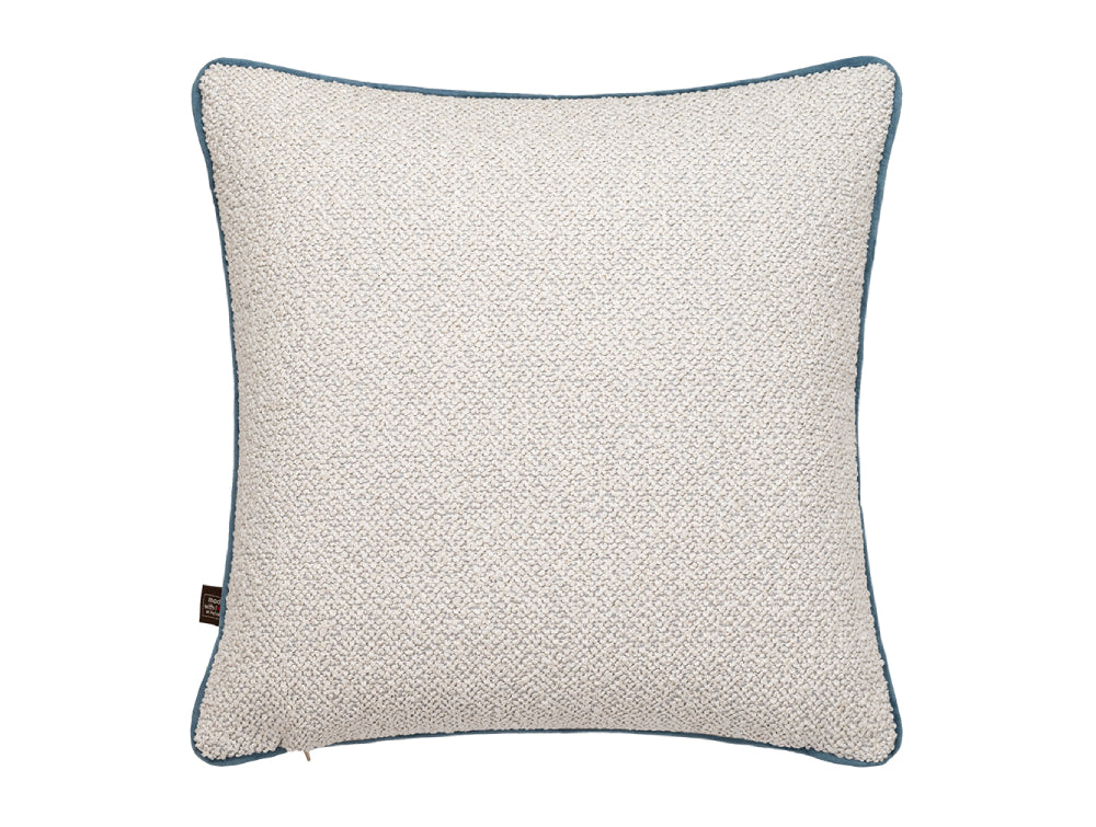 Oasis Large Upholstered Cushion Ecru Blue