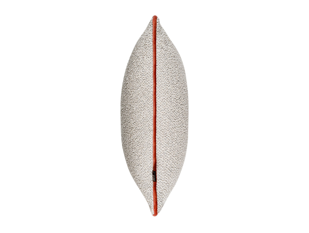 Oasis Large Upholstered Cushion Ecru Salmon 2