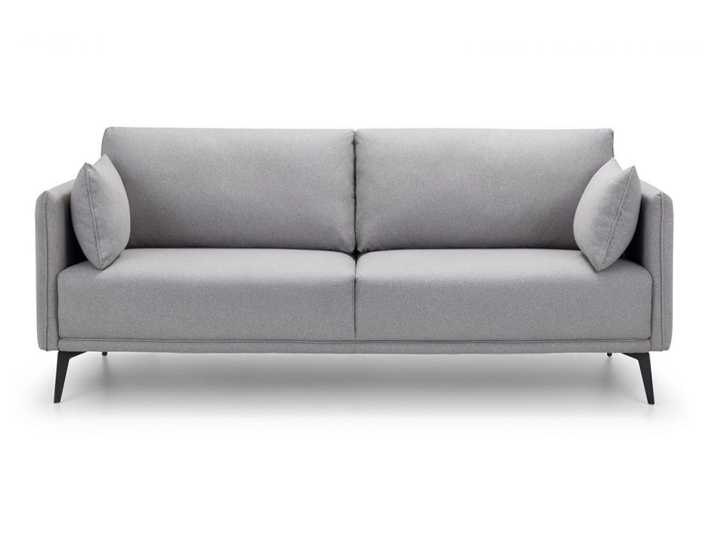 Ohio Fabric 3-Seater Chair Grey 2