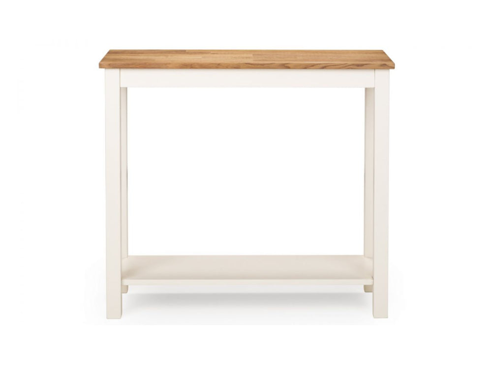 Orr Console Table Ivory and Oak 2