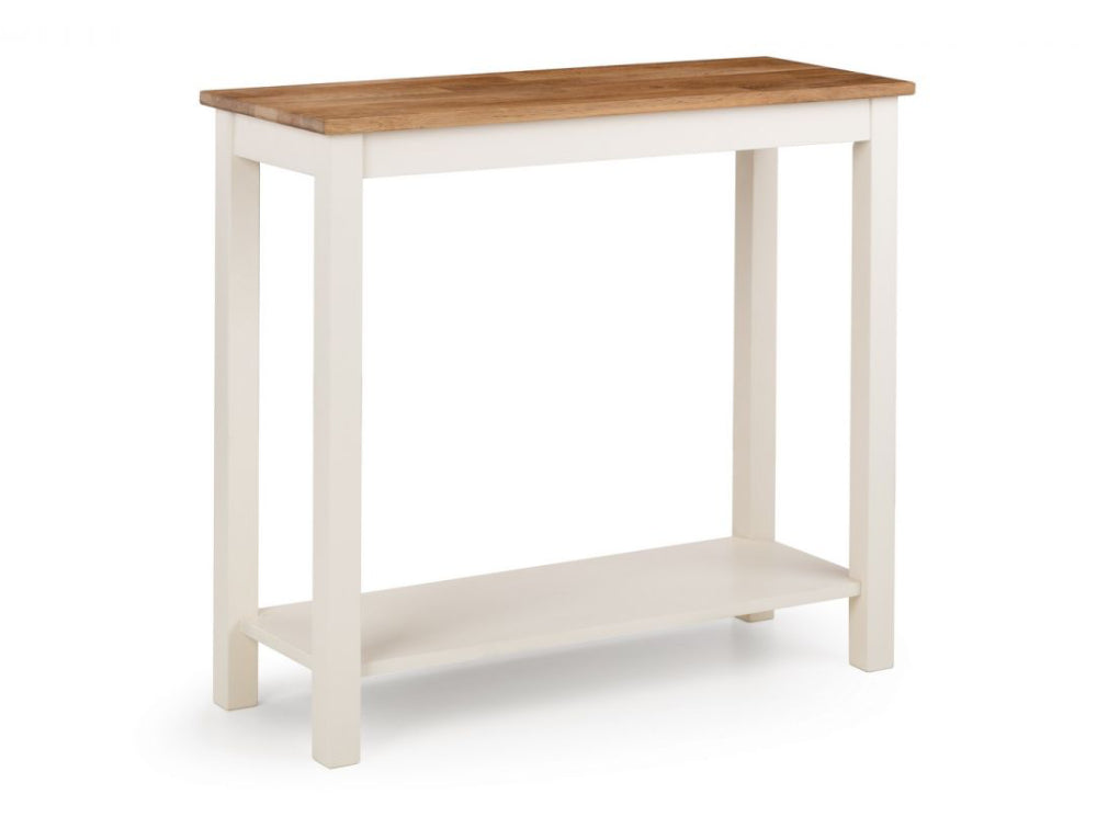Orr Console Table Ivory and Oak 3