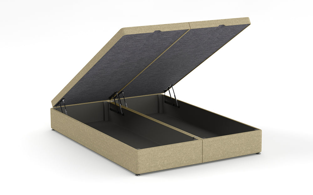 Ottoman Bed 4'6" Double with Full in Graceland Beige