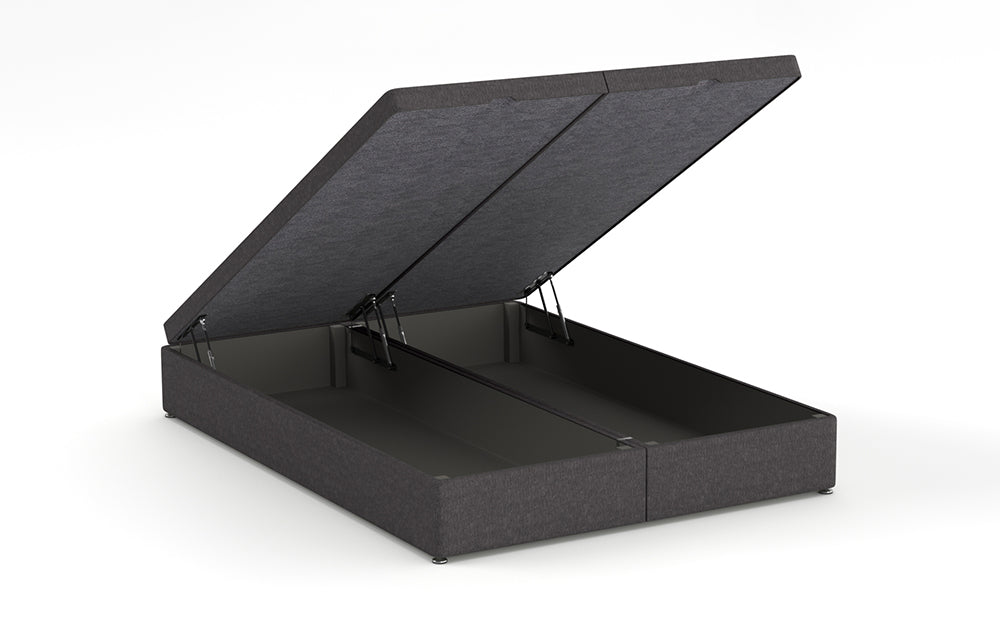 Ottoman Bed 4'6" Double with Full in Graceland Mauve