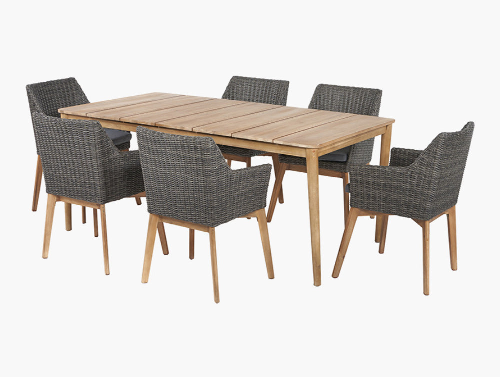 Paige 6 Seater Outdoor Dining Set 3