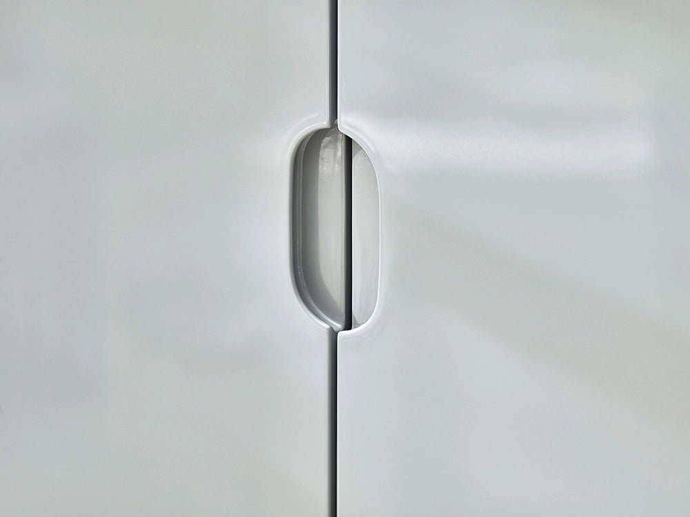 Parker 2 Door Wardrobe Grey Handle Detail