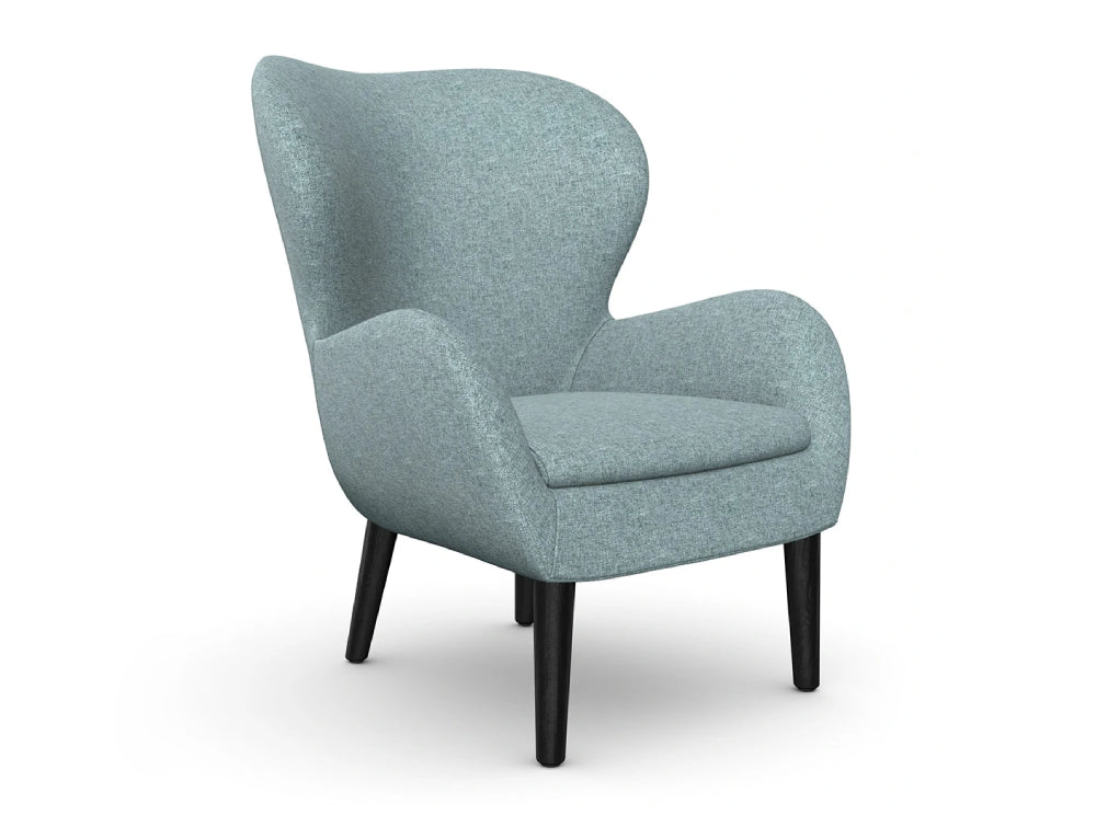 Pause Lounge Armchair with Wooden Frame 8