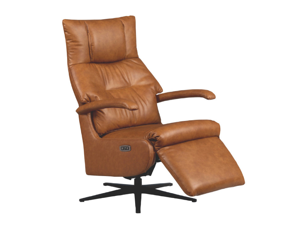 Peyton Recliner Accent Chair Tan
