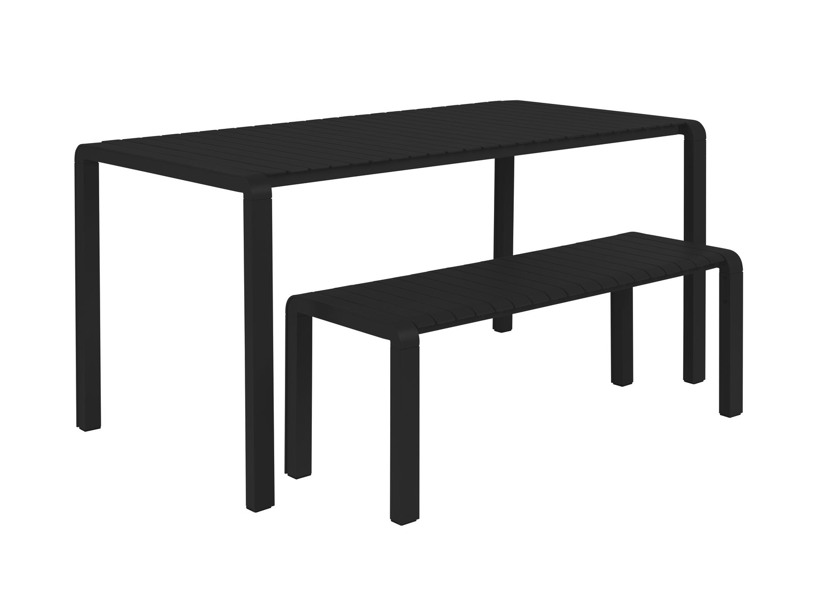 Portia Rectangular Outdoor Dining Table with Bench