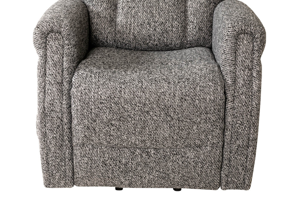 Priya Rise and Tilt Chair Dark Grey Seat Detail