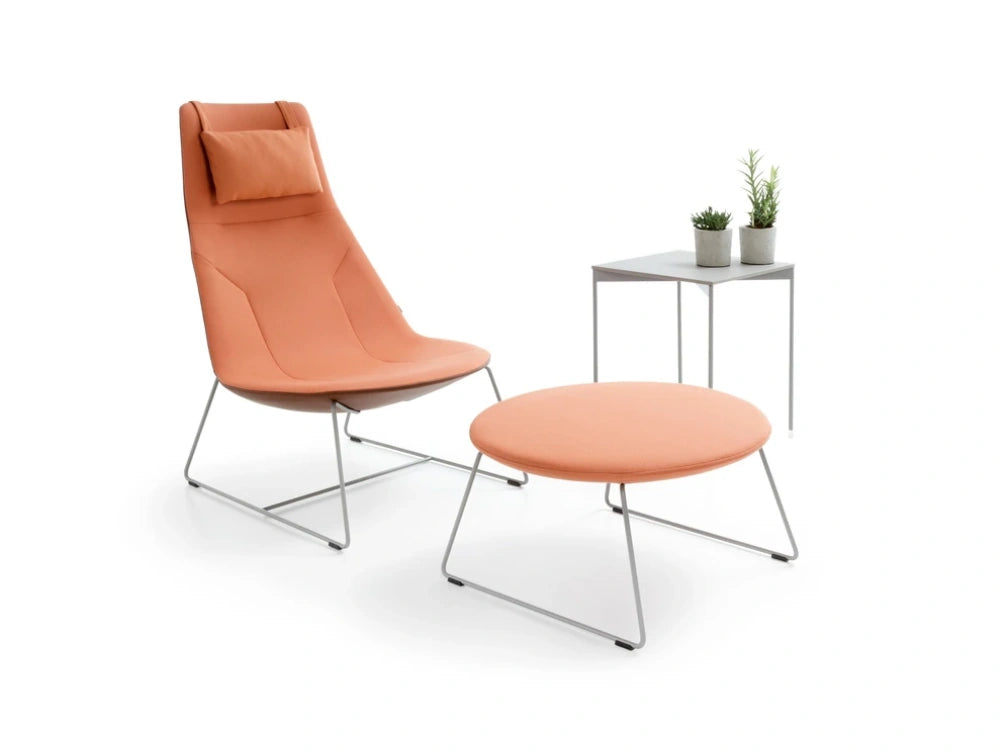 Profim Chic A10V3 Soft Seating Lounge Chair with Footrest