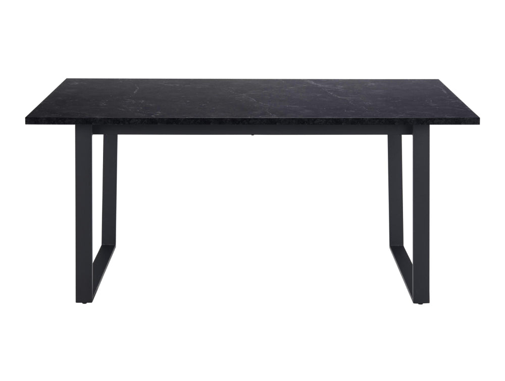 Ramble Rectangular Dining Table Black Marble 2