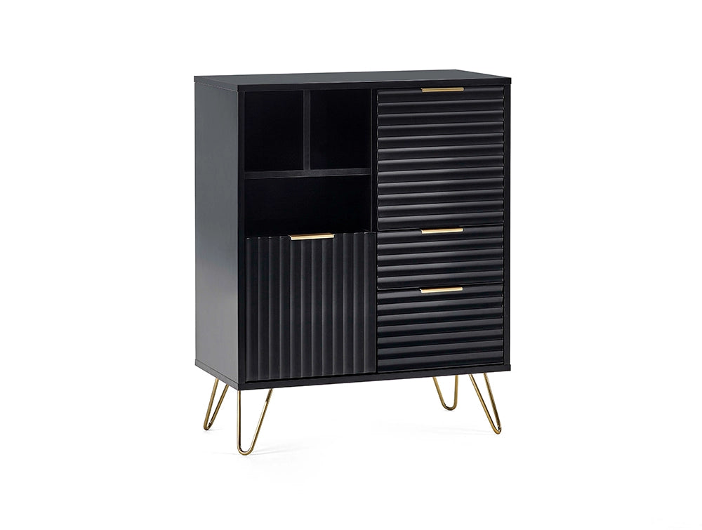 Range 2 Door 2 Drawer Sideboard Matte Black