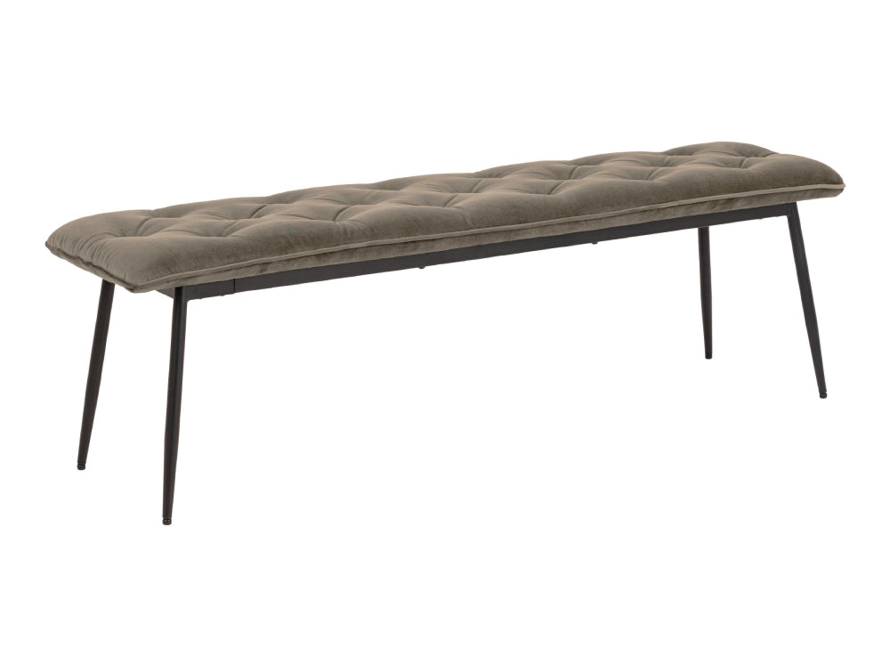 Rica Upholstered Bench Beige