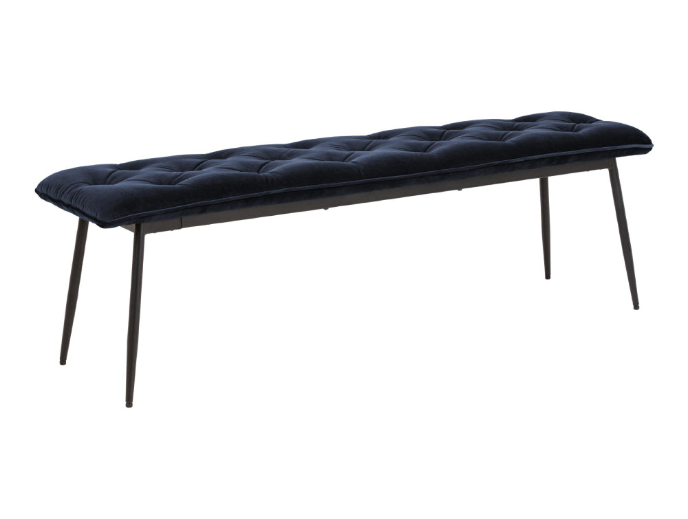 Rica Upholstered Bench Navy