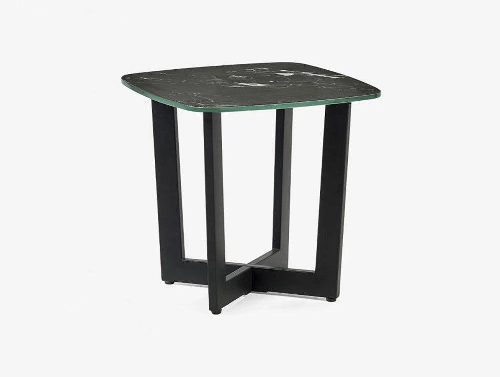 Roma Lamp Table Black Marble 2