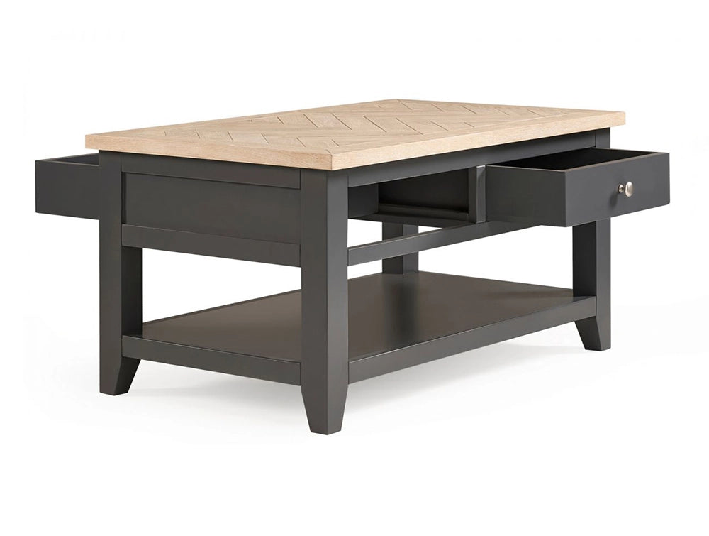 Rua Coffee Table Dark Grey 4