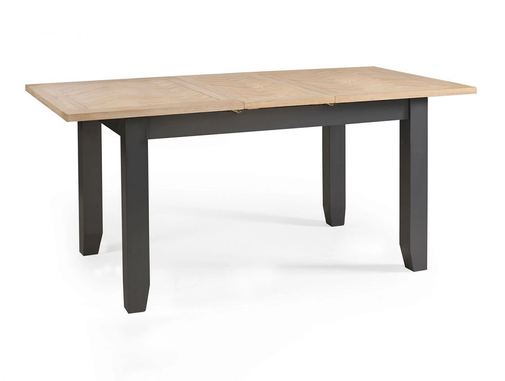 Rua Extending Dining Table Dark Grey
